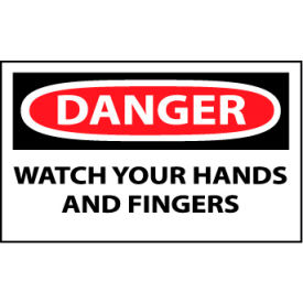 Machine Labels - Danger Watch Your Hands And Fingers