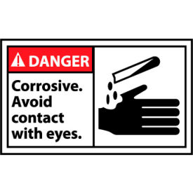 Danger Corrosive Avoid Contact With Eyes