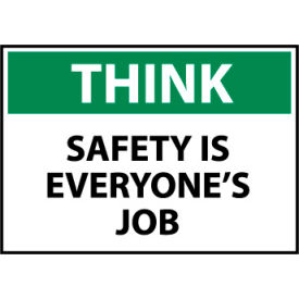 7x10 Plastic - Safety Is Everyone's Job