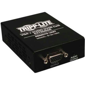 Tripp Lite VGA with Audio over Cat5/Cat6 Extender, Box-Style Receiver, Up to 1000 ft.