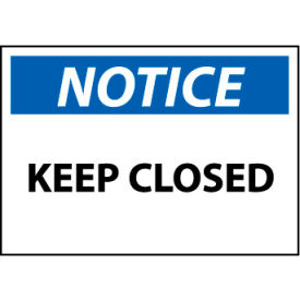 Machine Labels - Notice Keep Closed