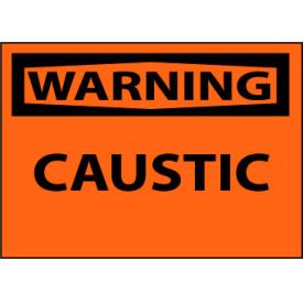 Machine Labels - Warning Caustic