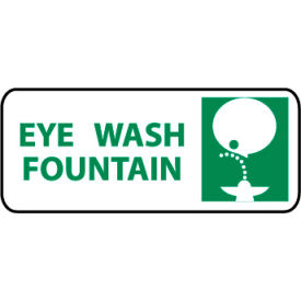 Pictorial OSHA Sign - Plastic - Eye Wash Fountain