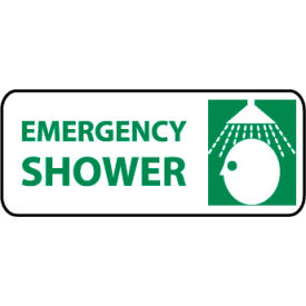 Pictorial OSHA Sign - Vinyl - Emergency Shower