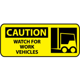 Caution Watch For Work Vehicles