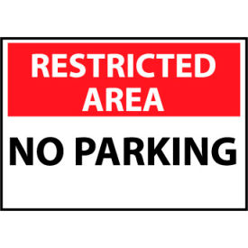 Restricted Area Aluminum - No Parking