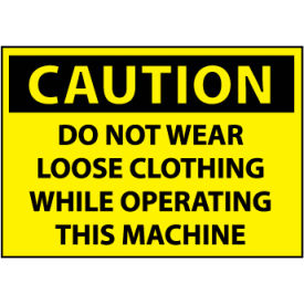 - Caution Do Not Wear Loose Clothing