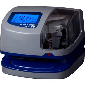 Electronic Time Clock, Gray/Blue - TCX-90/A431