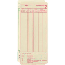 Time Cards for MJR-7000, 0-99 Employee Count, 1,000/Pack