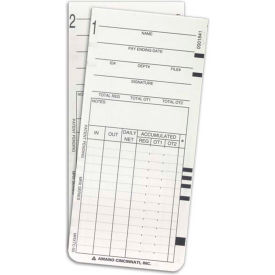 Weekly or Bi-Weekly Time Cards for MRX-35, 50/Pack