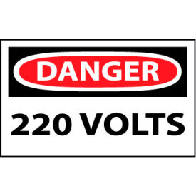 Machine Labels - Danger 220 Volts