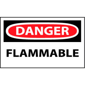 Machine Labels - Danger Flammable