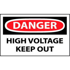 Machine Labels - Danger High Voltage Keep Out