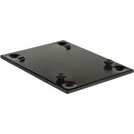 Quick Release Mounting Bracket, For Desk Mate, 9"W x 7"D x 1/4"H, Black