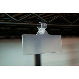 Locking Label Ticket Holder 3.5"W x 1.25"H Clear