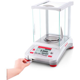 Analytical Balance with Auto Calibration 320g x 0.0001g 3-1/2" Diameter