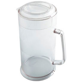 Pitcher, 64 Oz., 9-3/4"H With Lid