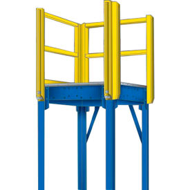 Platform Landing, 48" x 48", Floor Height 120"