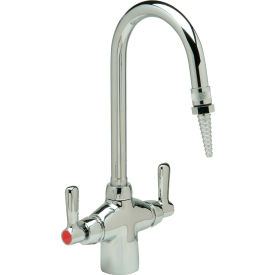 Deck Mounted Gooseneck Lab Faucet