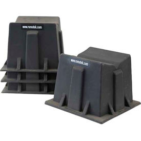 Pontoon Caddies - 17"L x "17"W x 13"H, Black - Pack of 4 - Price
