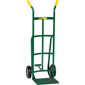 Reinforced Nose Hand Truck - 8" Rubber with Foot Kick & Dual Handle