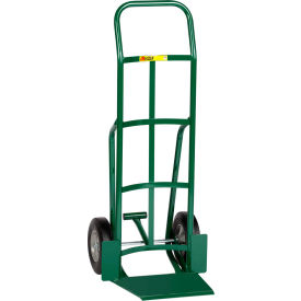 Shovel Nose Hand Truck - 10" Rubber with Foot Kick & Continuous Handle