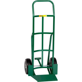 Shovel Nose Hand Truck - Flat-Free with Foot Kick & Continuous Handle