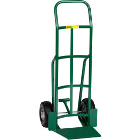 Shovel Nose Hand Truck - Pneumatic with Foot Kick & Continuous Handle