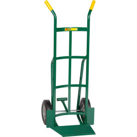 Shovel Nose Hand Truck TF-362-10 - 10" Rubber with Foot Kick & Dual Handle
