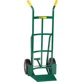 Shovel Nose Hand Truck - Flat-Free with Foot Kick & Dual Handle