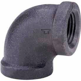 1 In. Black Malleable 90 Degree Elbow 150 PSI Lead Free