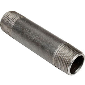 3/4 In. X 4 In. Black Steel Pipe Nipple Lead Free 150 PSI