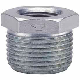 1" x 3/4" Galvanized Malleable Hex Bushing 150 PSI Lead Free