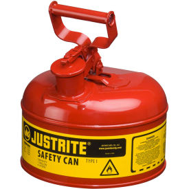 Type I Steel Safety Can With Funnel, 1 Gallon (4L), Self-Close Lid, Blue