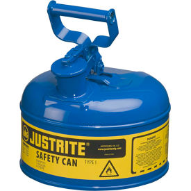 Type I Steel Safety Can, 1 Gallon (4L), Self-Close Lid, Blue