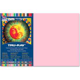 Tru-Ray Construction Paper, 18"x12", Pink, 50 Sheets