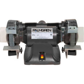 8" Bench Grinder with Wheel Guards and Dust Collection Ports