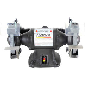 Palmgren Bench Grinder W/Wheel Guards & Dust Collection Ports, 10" Wheel Dia