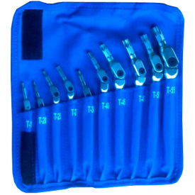 Hex Pro™ 10 Pc. Pivot Head Star Wrench Set