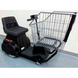 Electric Grocery Cart Black 750 Lb. Cap.