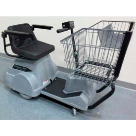 Electric Grocery Cart Gray 750 Lb. Cap.