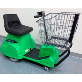 Electric Grocery Cart Green 750 Lb. Cap.