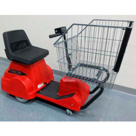 EZ-Shopper Electric Grocery Cart Red 750 Lb. Cap.