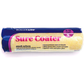 9" x 1/2" High-Density Polyester Fabric Roller Cover, 24/Case - 9SC050