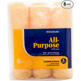 9" x 1/2" High-Density Polyester Fabric Roller Cover, 36/Case
