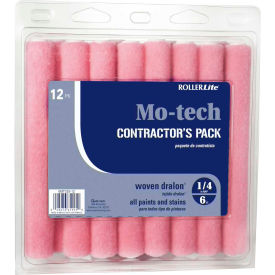 6" x 1/4" Shed-Resistant Motech Mini Roller Cover, 12/Pack