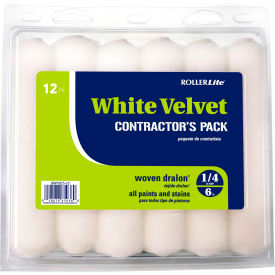 6" x 1/4" Dralon Woven Mini Roller Cover Refill, 12/Pack - 6WV025-12