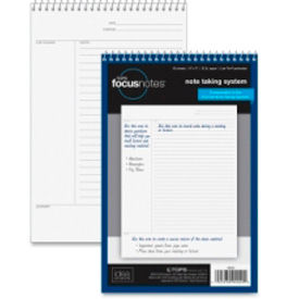 Steno Notebook, 15 lb, Project Ruled, 6"x9", 80 Sheets, White