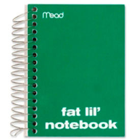 Notebook, College Ruled, 200 Sheets, 5-1/2"x4", Assorted