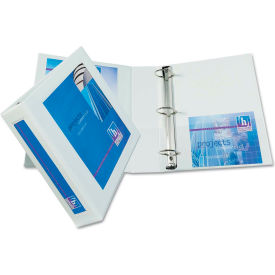Framed View Binder with One Touch EZD Rings, 2" Capacity, White